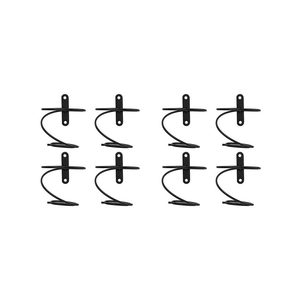 8X Wall Mounted Wine Racks,Red Wine Bottle Display Holder Metal Hanging Wine Rack Organizer For Beverages/Liquor Bottles 6033594576761