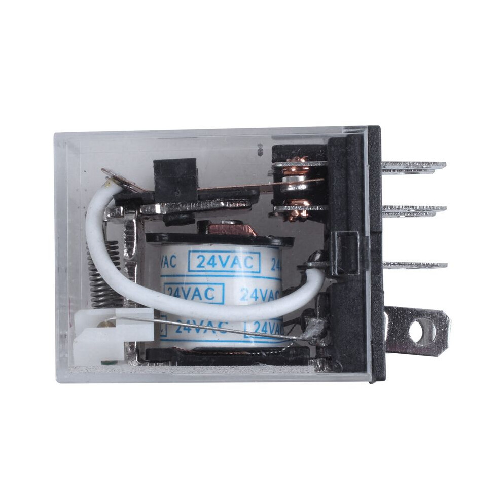 6X Jqx-13F Ly2 Ac 24V Coil 8-Pin Dpdt Led Electromagnetic Relay Red 6031995476406