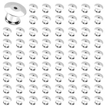 1000PCS Locking Pin Back Locking Pin Retainer Buckle, Used for Locking the Back of Metal Pin of Brooch Enamel Lapel Pin