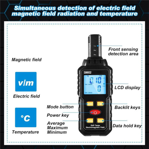 2X  Equipment Kit, Emf Meter with 2 Motion Light  CatBalls, Emf Meter Detector  Equipment 2