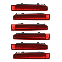 6Pcs Third High Brake Light Barn Door Rear Brake Light High Mount Stop Lamp for  T5 T6 for Multivan Caravelle 03-16