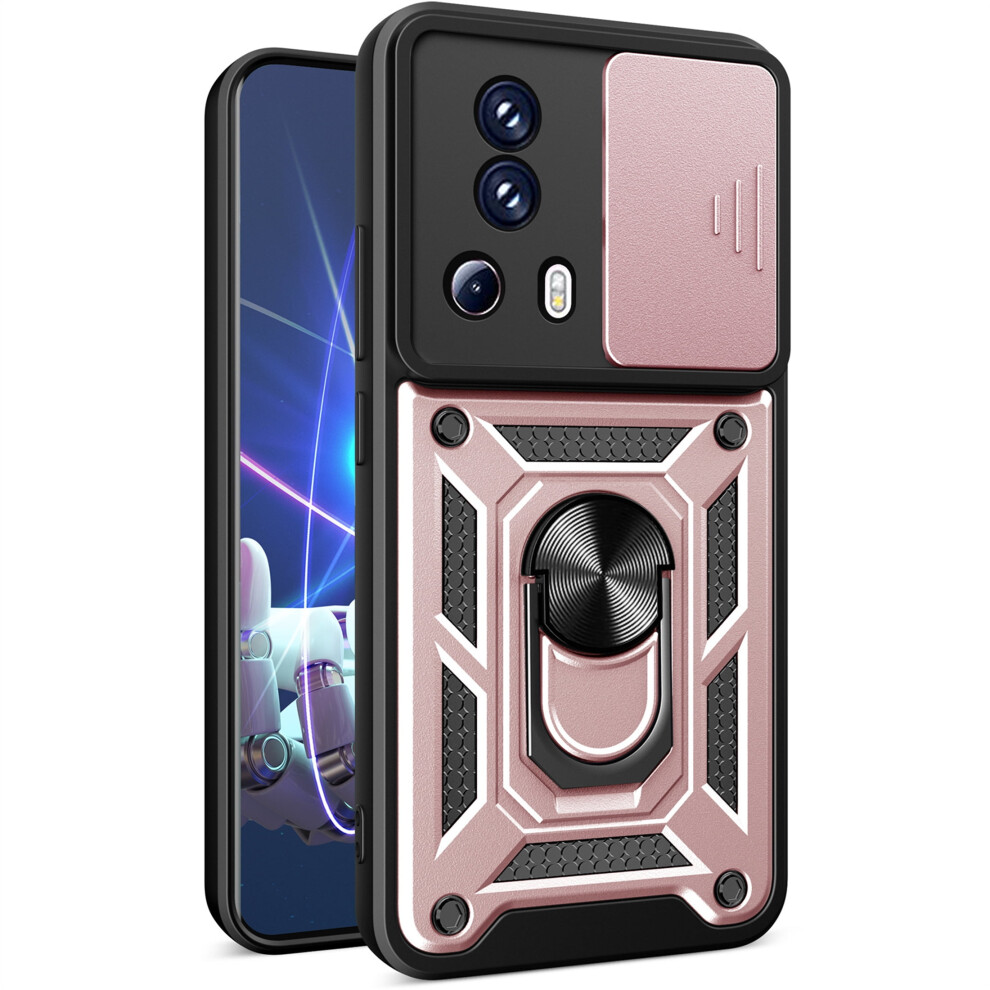 Xiaomi 13 Lite Case With Slide Camera Cover, Military Drop Protection & Ring Kickstand Â Compatible With Xiaomi 13 Lite/Civi 2 9365509705360