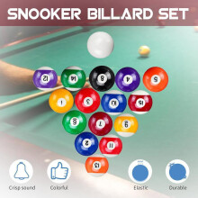 XDGJTBFMY Mini Pool Ball Set Plastic 16pcs 25mm