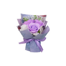 Clearance! 1PC 4in Mini Christmas Rose Bouquet Air Freshener – Cute, Romantic Perpetual Flower Arrangement, Compatible with Cars