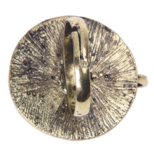 4X Metal Retro Coffee Tea Cup Finger Ring Adjustable Fashion