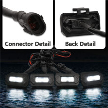 16PCS LED Front Grill Lights for Tacoma Raptor TRD Off Road Sport 2020 2021 External Grill Lamp, White Light