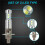 8PCS H1 LED Headlight Fog Driving Light Bulbs 6000K Super White 200W 8