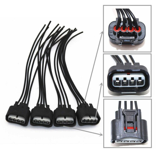 16Pcs Ignition Coil Pigtail Connector Repair Harness Kit Set for 1