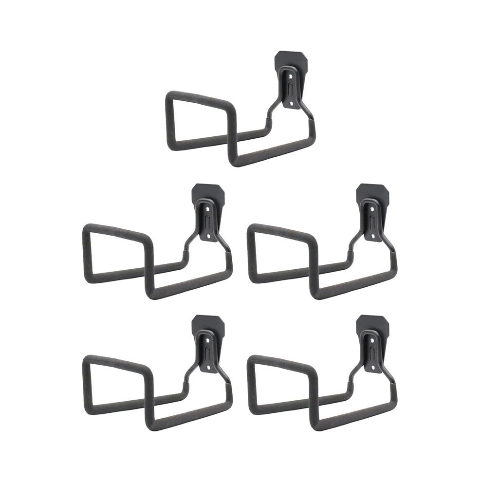 Semoic 5X Garden Hose Holder Wall Mount, Duty Water Hose Hanger For Outside, Metal Hose Reels Hose Rack Hose Hook