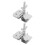 4PCS Silk Screen Printing Metal Butterfly Frame Hinge Clamp DIY Hobby Tool 8