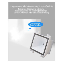 10X Eingebetteter 2D-Barcode-Scanner, USB-QR-Barcode-Leser, RS232-TTL-Schnittstelle, Kiosk, Kleiner, Fest Installierter Barcode-Drucker