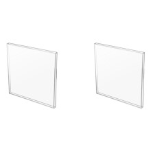 2X Vinyl Record Display Case Acrylic Wall Mount Holder for 12-Inch Vinyl Records Album Record Shelf