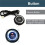 2X Car Alarm One Button Start/Stop System Kit Remote Engine Door Lock Keyless Entry System Central Locking 3