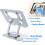 Foldable Adjustable Drawing Tablet Stand for Desk iPad Holder Laptop Computer Riser 360 Rotating 4