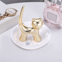 2X Portaoggetti per Gatti Portagioielli Portagioie Portagioie Portagioielli Portagioielli Braccialetti Moda Orecchini Vassoio Portaoggetti A