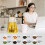6 Pcs Large Tea  Infuser for Loose Leaf Tea & Spice Infuser for Cooking, Threaded Lid, Extra Fine Mesh Tea Strainer 2