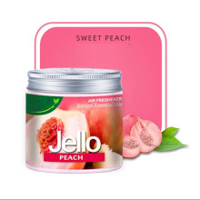 2X Car 220g Jello Perfume Air Freshener Car Balm Deodorizing Long-Lasting Fragrance Scent Car Aromatherapy PEACH