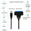 6X Kabel USB   3 na USB 3.0 Adapter USB  Adapter Cable Support 2.5 Cali Ssd Hdd Hard Drive 4