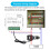 2X Tuya Wifi  Power Meter med Strömtransformator Clamp 2 Channel 80A  Meter  Home Wattmeter 3