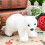 Polar Bear Ornament White Mini Plush Pendant with Hanging 2
