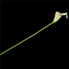 72X Artificiale Calla Lily Flowers Single Long Stelo Bouquet Real Home Decor Colore: Cremoso