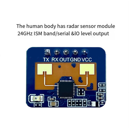 5X 24G MmWave LD2410C Human Presence  Sensor Motion Detection Module 2