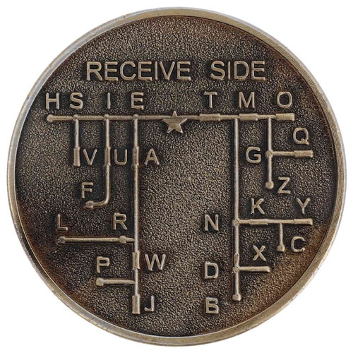 10X CW Morse Code Commemorative Coins CW Training Coin Morse Code Training Coin for Novice Radio Enthusiasts 1