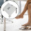 Under Desk Foot Rest, 6Position Adjustable Foot Rest, Ergonomic Massage Surface for Office, White 2