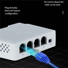 4St 4 Portar 1 Till 3 Portar PoE Extender Passiv Kaskadbar IEEE802.3Af 100Mbs för IP-ÖVerföRingsrepeaterswitch NVR IP