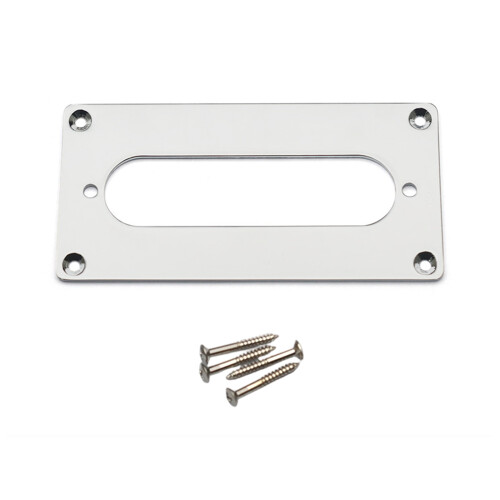 Metal Pickup Conversion Ring 92x46mm Suitable for Guitar-Silver