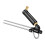 Rod Holder with Ground Stake for Secure Placement-black gold 1