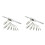 2X 8 in One Tap Tool Set Thread Metric Machine Hand Screw Thread Plug Taps Set 1