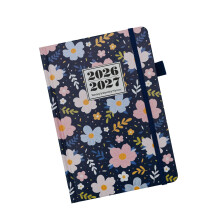 Multifunctional Travel Planning Journal-Blue Night Flower