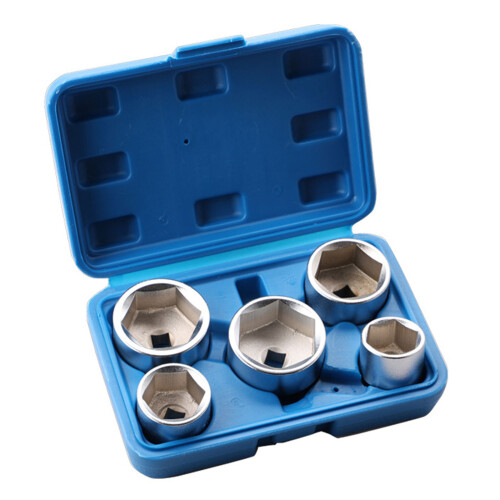 High Strength Oil Filter Wrench Socket Tool Kit With-Blue