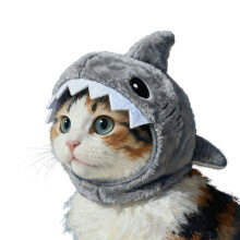 Role Play Pet Shark Cap Mask For Kittens And Small Dogs-Style1