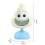 Whimsical Portable Table Fan Poop Shape Quiet Bladeless-Black 4