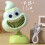 Whimsical Portable Table Fan Poop Shape Quiet Bladeless-Black 6