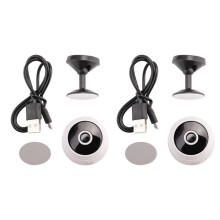 2X A9  Kamera 1080P Kamera IP Inteligentne BezpieczeńStwo w Domu Magnetyczna Bezprzewodowa  Kamera NadzorująCa Kamera Wi-Fi