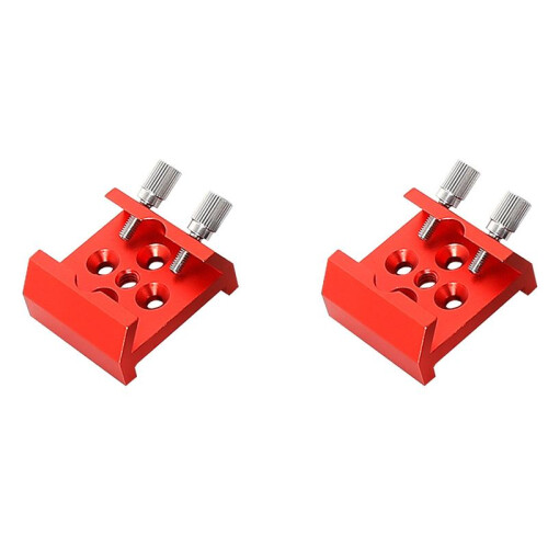 2X Telescope Finder Base Dovetail  1/4 Thread Modification Base Astronomical Telescope Mount Accessories Red