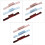 Bande de résistance multifonctionnelle,-8 grilles et 3 couleurs 3