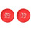 2X Auto Engine Start-Stop Button Sticker One-Key Start Button Trim Sticker per  Tucson  2021 2022 Rosso 1