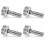 4X Hand Retractable Spring Plunger with Knurled Handle Lock-Out M6 Type Release Pins for Rolling Toolbox A 1