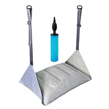 Airplane Footrest and Hammock for Long Flights, Adjustable Ergonomic Leg Support with Carry Pouch