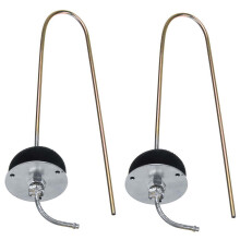 2X Car Fuel Tank Stand Pipe Metal for Webasto Eberspacher Heater 60cm Long Od5mm