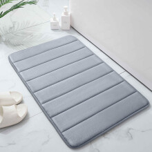 Sneldrogende zwembadslippers, antislip badmat, vloermat van traagschuim met huidvriendelijke koraalfluwelen bovenkant, absorberende antislip