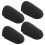 4X Rubber Clarinet Saxophone Mouthpiece Cap Protect Delicate Tip Black 1