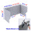 Office Desk Divider, Desktop Privacy Screen, Sound Dampening Freestanding Panel for Classroom 2