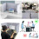 Office Desk Divider, Desktop Privacy Screen, Sound Dampening Freestanding Panel for Classroom 3