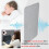 Office Desk Divider, Desktop Privacy Screen, Sound Dampening Freestanding Panel for Classroom 4