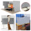Office Desk Divider, Desktop Privacy Screen, Sound Dampening Freestanding Panel for Classroom 5